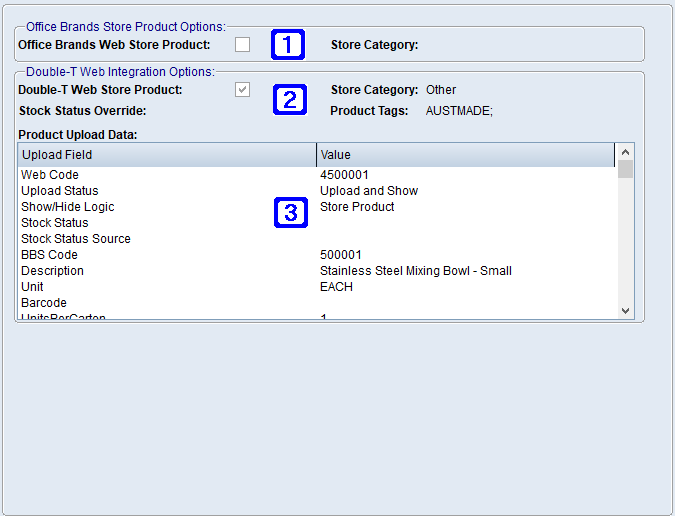 eCommerce Integrations Screen