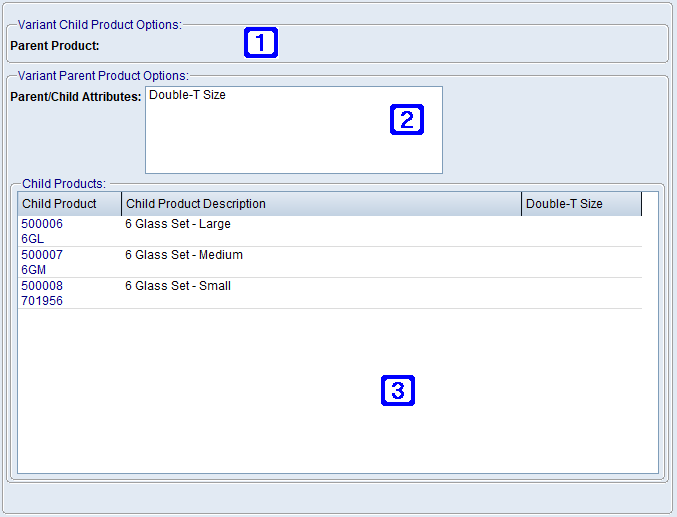 Product Variants Screen