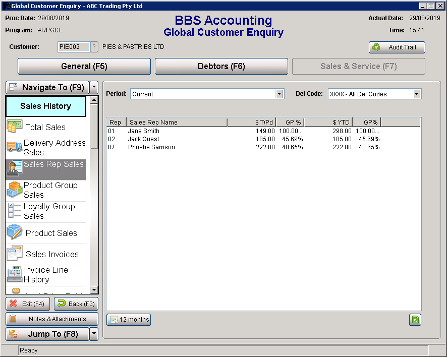 Global Customer Enquiry Screen Global Customer Enquiry Screen
